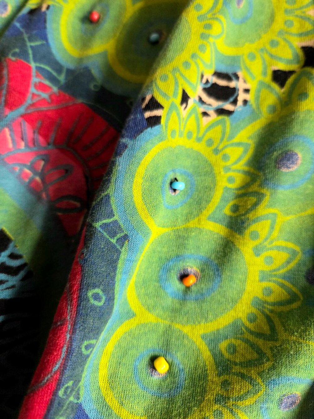 Desigual A-Line Multicolored High Waisted Skirt - Picture 5 of 12